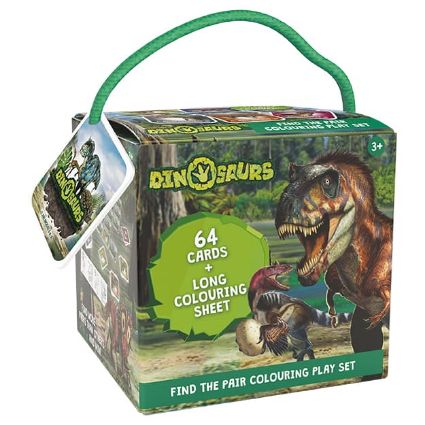 Picture of Pexeso na cesty s maľovankami Dinosaury