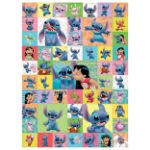 Obrázok z 100 samolepiek s maľovankovými listami Lilo & Stitch