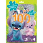 Obrázok z 100 samolepiek s maľovankovými listami Lilo & Stitch