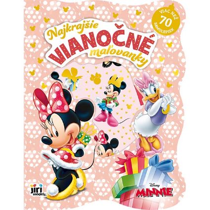 Obrázok z Najkrajšie vianočné maľovanky so samolepkami Minnie