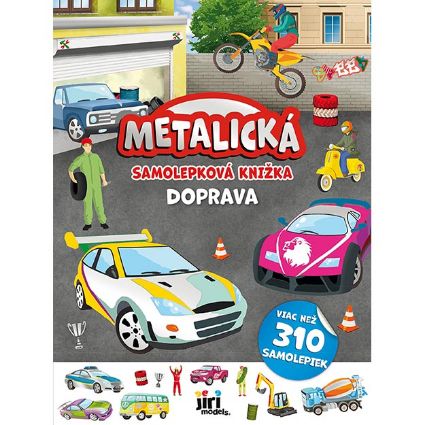 Obrázok z Metalická samolepková knižka Doprava