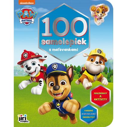 Obrázok z 100 samolepiek s maľovankami Labková patrola