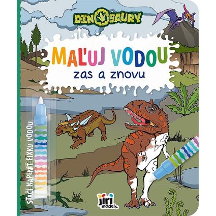 Obrázok z Maľuj vodou zas a znovu Dinosaury